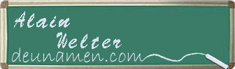 Alain Welter Visitenkarte